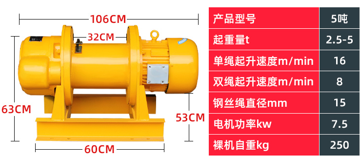 電動卷揚機和電動葫蘆一樣嗎?有什么區別
